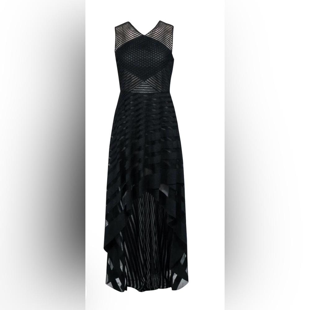 BCBG Max Azria High-Low Sleeveless Evening Dress